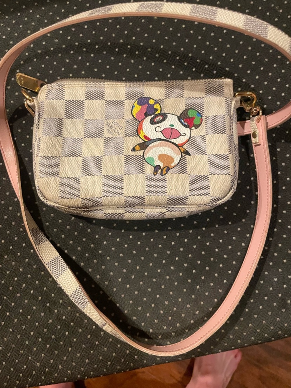Upcycled mini pouchette